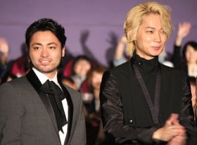 『闇金ウシジマくん Part2』の公開記念舞台挨拶にそろって登壇！