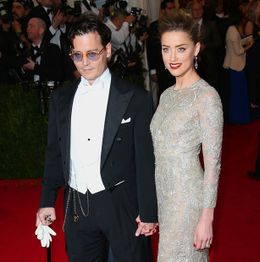 婚約中のジョニー・デップとアンバー・ハード