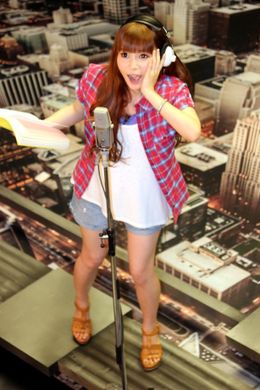 中川翔子が地上800mの高さの場所で空中アフレコ!?