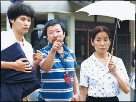 演出中の木村祐一監督