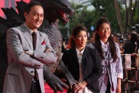 渡辺謙が『GODZILLA　ゴジラ』を澤穂希、吉田沙保里らとPR