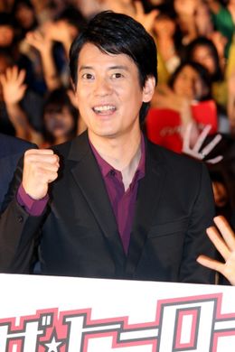 『イン・ザ・ヒーロー』の初日舞台挨拶に登壇した唐沢寿明