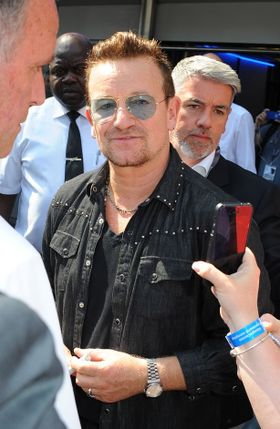 緑内障が原因でサングラスをかけていたU2ボノ