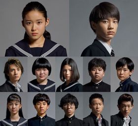 (写真上段)左から、藤野涼子、板垣瑞生、(写真中段)左から、清水尋也、富田望生、石井杏奈、前田航基、望月歩、(写真下段)左から、西畑澪花、若林時英、西村成忠、加藤幹夫、石川新太