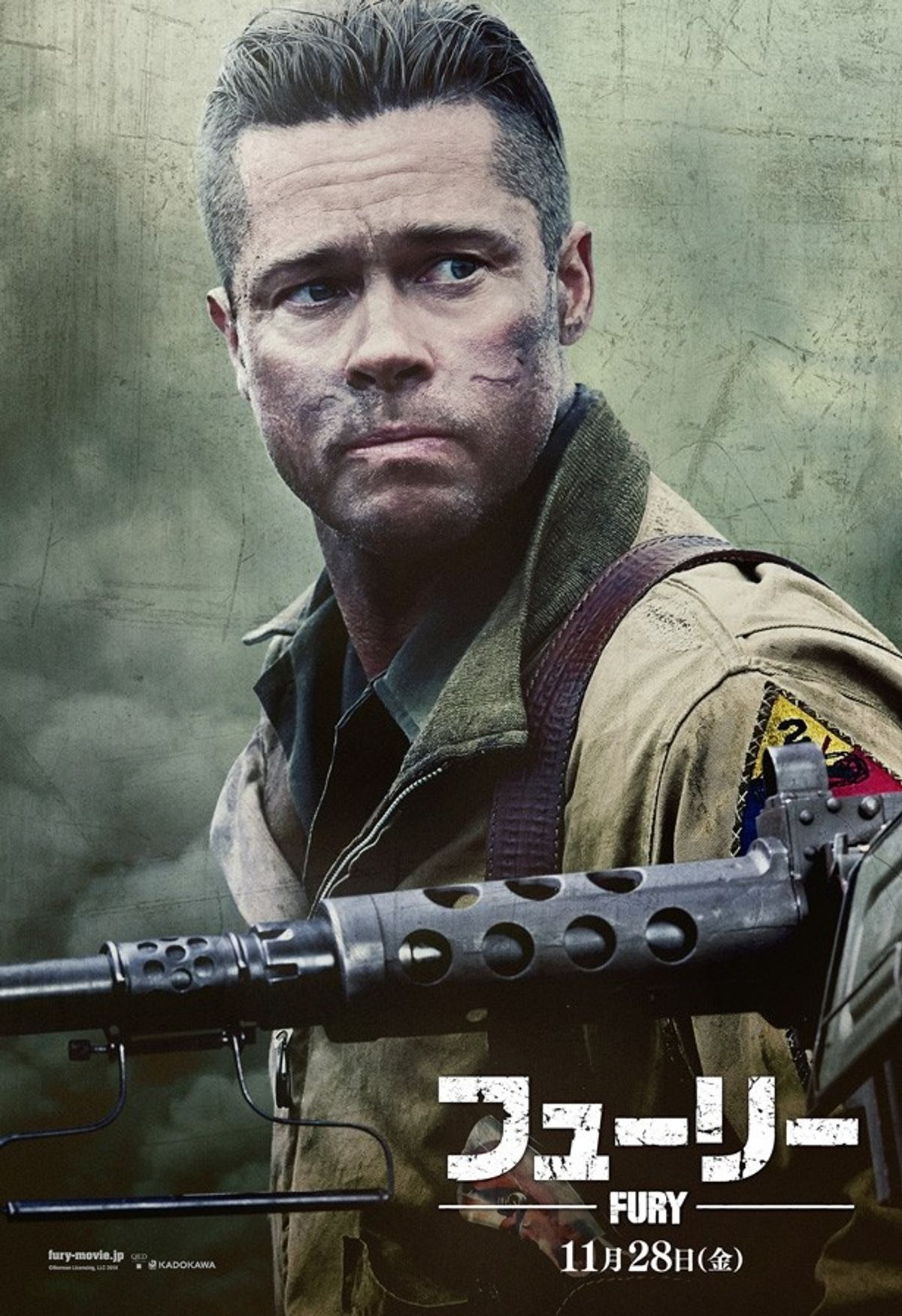 ☆ 映画 フューリー 2014 ウォーダディ(ブラッド・ピット) 梱包完了