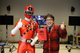 映画オリジナルキャラクター “紅蓮神官サラマズ”の声を演じる天野ひろゆき