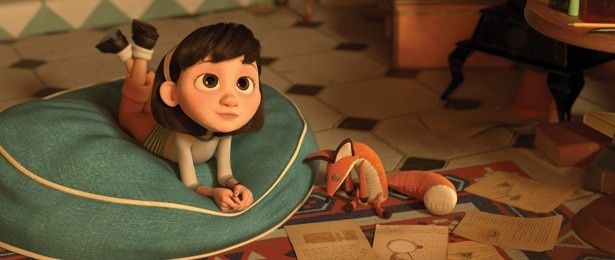 本作の主人公は9歳の女の子。隣にいるのは原作にも登場したキツネだ