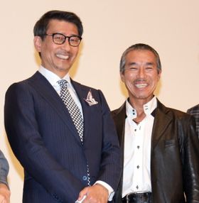 中井貴一と柳葉敏郎が共演の感想を笑顔で明かした