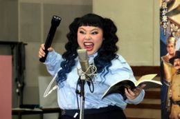 渡辺直美が警備委員に成り切ってアフレコ