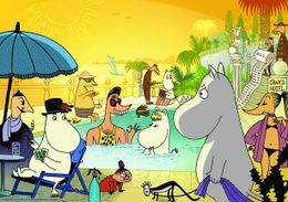 現地の男と仲良くするフローレン。ムーミンが決闘を申し込む！