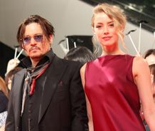 ジョニー・デップ、アンバー・ハードと登場！