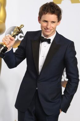 アカデミー賞主演男優賞を受賞したばかりのエディ・レッドメイン