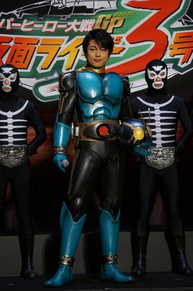 ミッチーがライダー姿に変身！