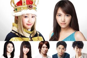 主演の柏木ひなたと竹富聖花。上白石萌歌、志田友美、久保賀大治、菅谷哲也、浅香航大らが脇を固める