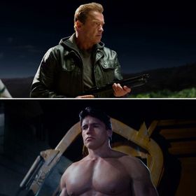 若い頃のシュワも登場。これだけでもすごい！