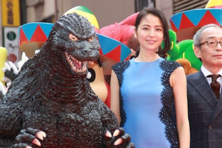 長澤まさみ、ゴジラに「おひさしぶり！」