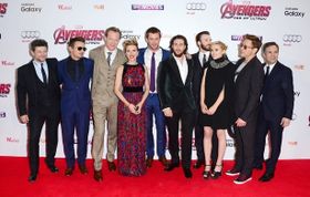 『アベンジャーズ/エイジ・オブ・ウルトロン』の豪華キャストが勢揃い！