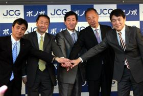 JOCが発足し、タッグを組む岡田裕介会長たち