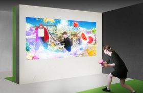 『バケモノの子』の劇中のように、太刀さばきの修行ができるブースも登場