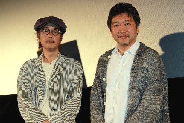 『海街diary』の是枝裕和監督とリリー・フランキー