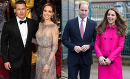 ウィリアム王子とキャサリン妃、ブラッド・ピットとアンジェリーナ・ジョリーの4人がアフタヌーンティー