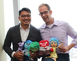 『インサイド・ヘッド』のピート・ドクター監督とロニー・デル・カルメン共同監督