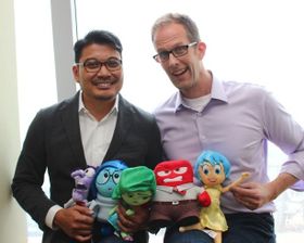 『インサイド・ヘッド』のピート・ドクター監督とロニー・デル・カルメン共同監督