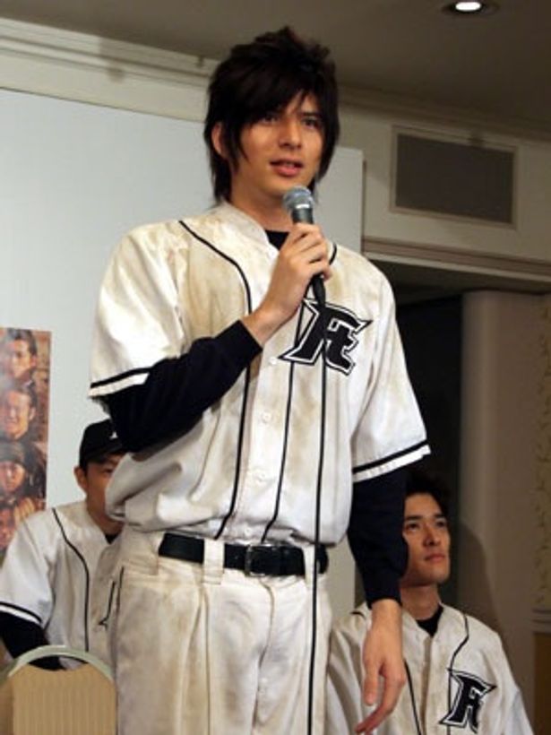 大河ドラマ「天地人」に出演する城田優は時代劇口調で会場を和ませた