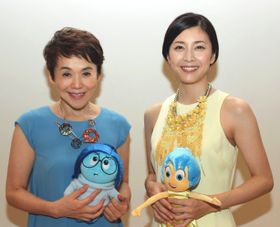 『インサイド・ヘッド』の声優を務めた竹内結子と大竹しのぶにインタビュー