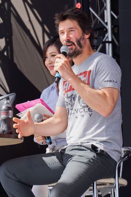 鈴鹿8耐に来場したキアヌ・リーヴス