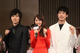 桐谷美玲、山崎賢人、坂口健太郎が『ヒロイン失格』のジャパンにプレミアに登壇