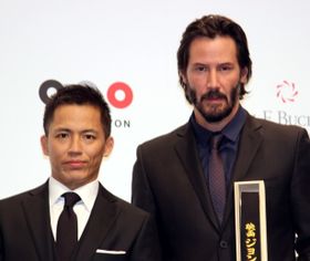 キアヌ・リーブスに野村忠宏が柔道の技を提案