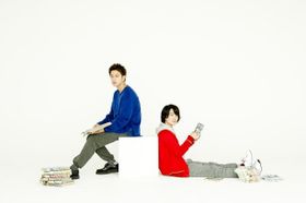 インタビュー中、好きなジャンプ作品などを語り合っていた佐藤健＆神木隆之介