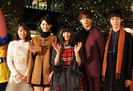 東京タワーで行われたイルミネーション点灯式に土屋太鳳ら映画『orange -オレンジ-』のキャストが登場