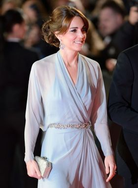 『007 スペクター』のプレミアに出席した際のキャサリン妃