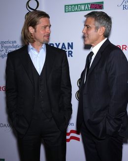 親友でありながら強烈なライバルでもあるブラッド・ピットとジョージ・クルーニー