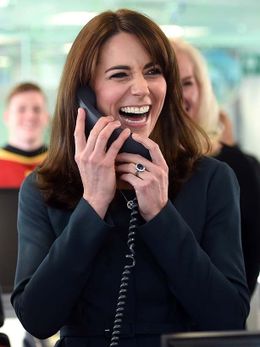 思い切り笑っている姿が共感を呼んでいるキャサリン妃	