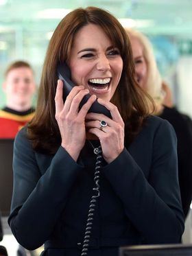 思い切り笑っている姿が共感を呼んでいるキャサリン妃	