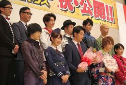 『仮面ライダー×仮面ライダー ゴースト＆ドライブ 超MOVIE大戦ジェネシス』の初日舞台挨拶が開催された