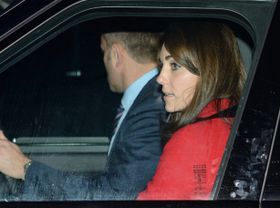 バッキンガム宮殿で開かれたプレクリスマスランチに出席したキャサリン妃