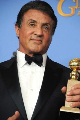 ゴールデン・グローブ賞で助演男優賞を受賞した『クリード　チャンプを継ぐ男』のシルヴェスター・スタローン