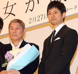 たけしと西島秀俊のやり取りに会場も大爆笑！