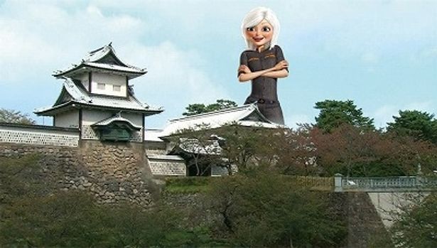 石川県は金沢城に出没