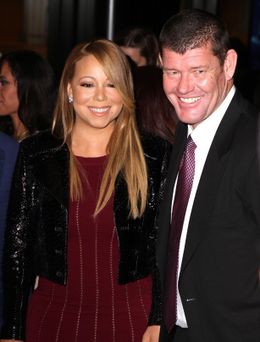 婚約したマライア・キャリーと大富豪のジェームズ・パッカー