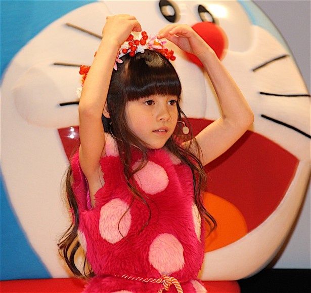 キッズモデルのエヴァちゃん