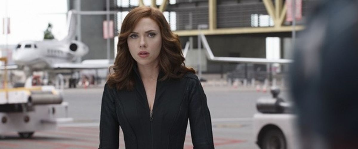 セクシーなボディライン！スカヨハ演じるブラック・ウィドウの新スーツ アイアンマン2 ナターシャ・ロマノフ 着用済み衣装カード スカヨハ