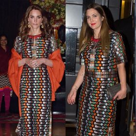 同日に着用したドレスがカブってしまったキャサリン妃とドリュー・バリモア