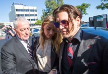 オーストラリアの裁判所を訪れたジョニー・デップとアンバー・ハード