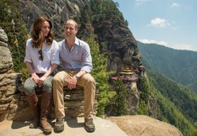 ウィリアム王子と共にインドからブータンを訪れたキャサリン妃