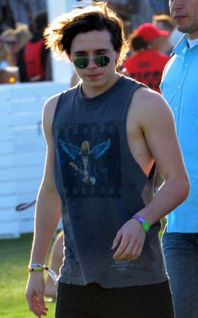 最近髪が伸びてきているブルックリン・ベッカム